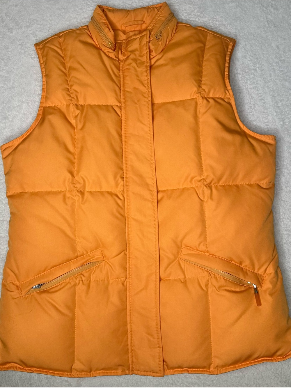 Insulatedz Orange Quilted Puffer Vest - Women's